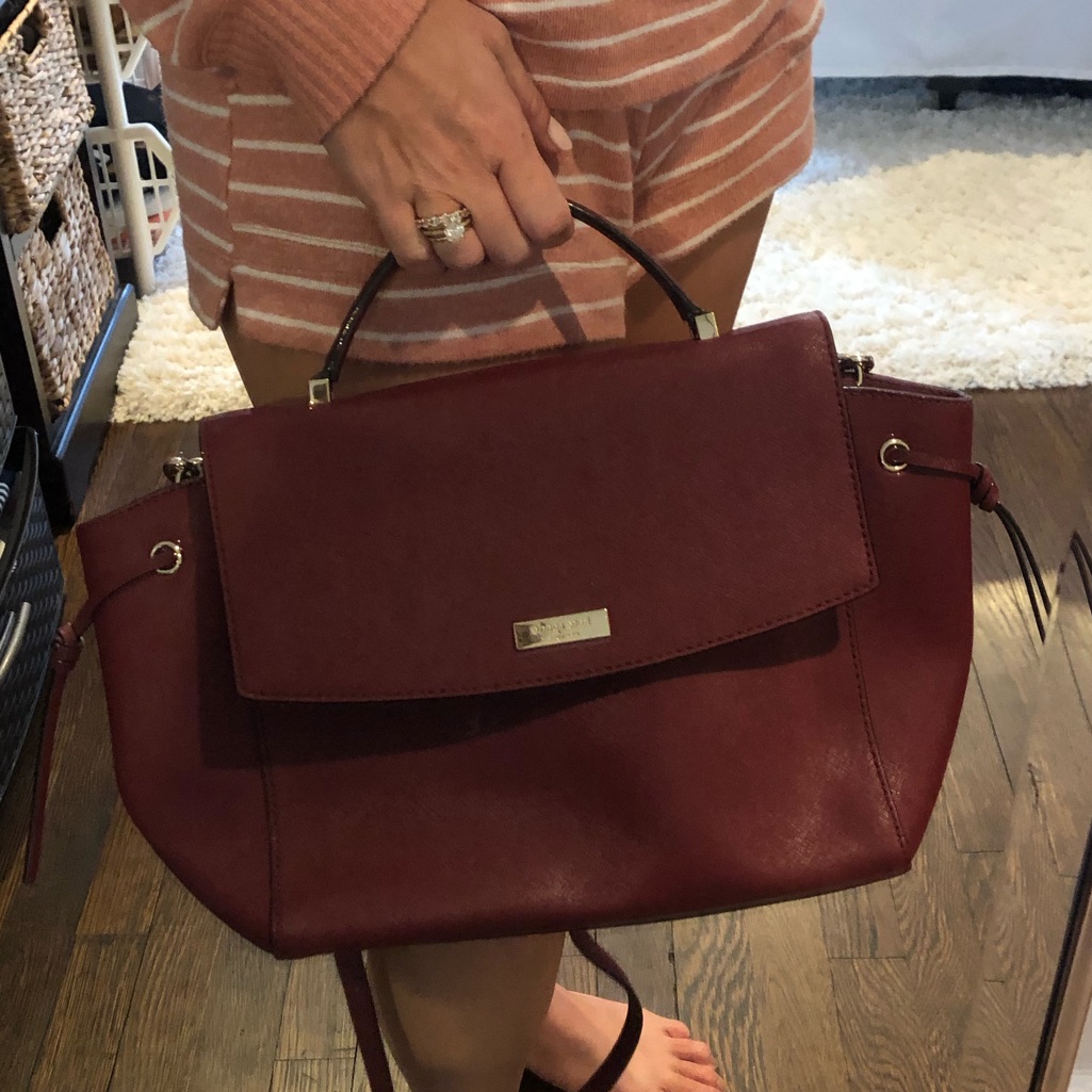Kate Spade Tote - Maroon